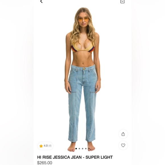 Aviator Nation Denim - Aviator Nation Jessica Jean in Light